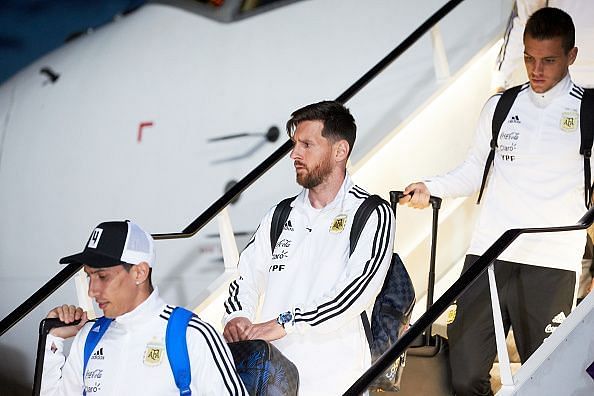 Argentina Team Arrives in Moscow - 2018 FIFA World Cup